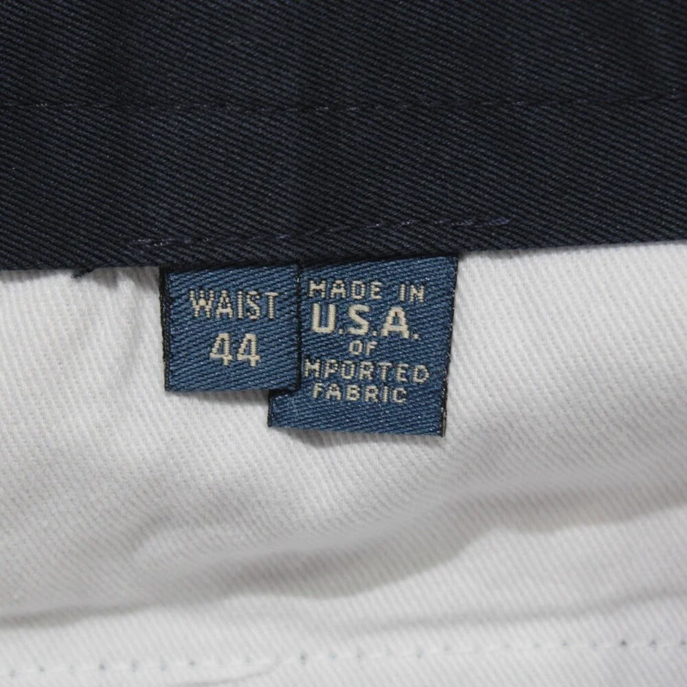 Frank's Pants NWT Chinos / Casual Pants Size 44 US in Navy Blue 100% Cotton